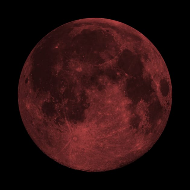 red and black moon by InspirationalDesign