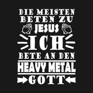 Heavy Metal Festival Headbang Gitarre Laut T-Shirt