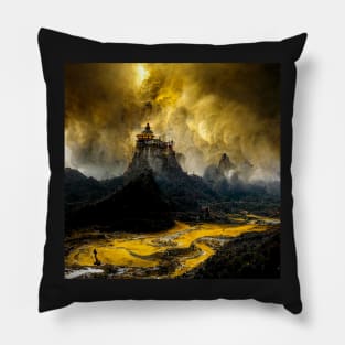 epic battle scene 2 Pillow