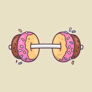 Donuts Barbell T-Shirt