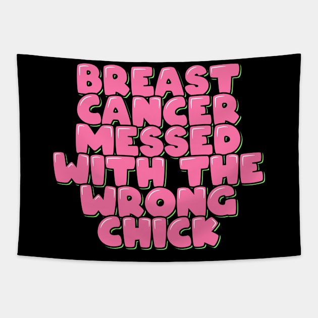 Breast Cancer Messed With the Wrong Chick Tapestry by ardp13