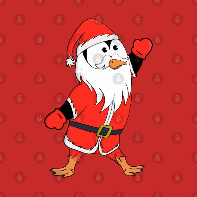 Santa Claus Penguin Ready for Christmas by DiegoCarvalho