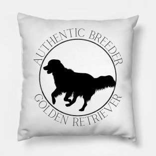 Authentic Breeder Golden Retriever Pillow