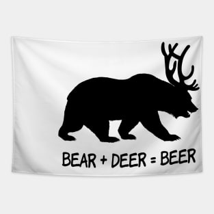 Bear + Deer = Beer Tapestry