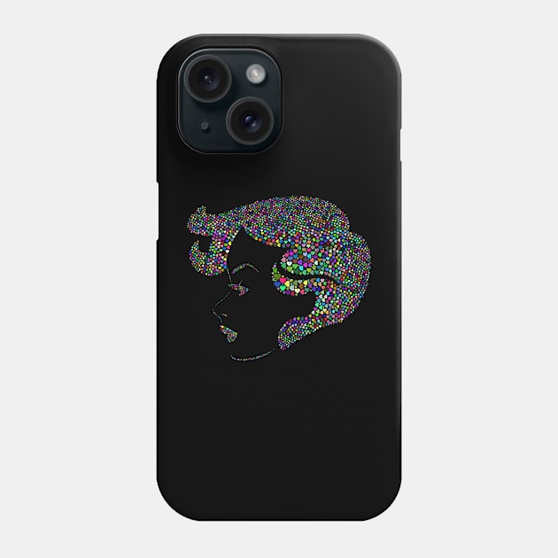 Rainbow Heart Profile Phone Case by richardsimpsonart