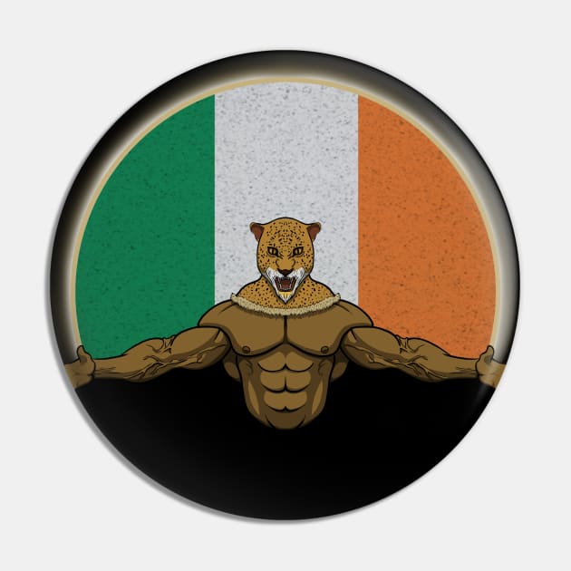 Cheetah Ireland Pin by RampArt