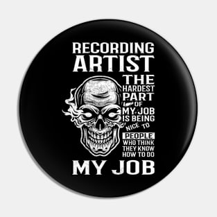 Recording Artist T Shirt - The Hardest Part Gift Item Tee Pin