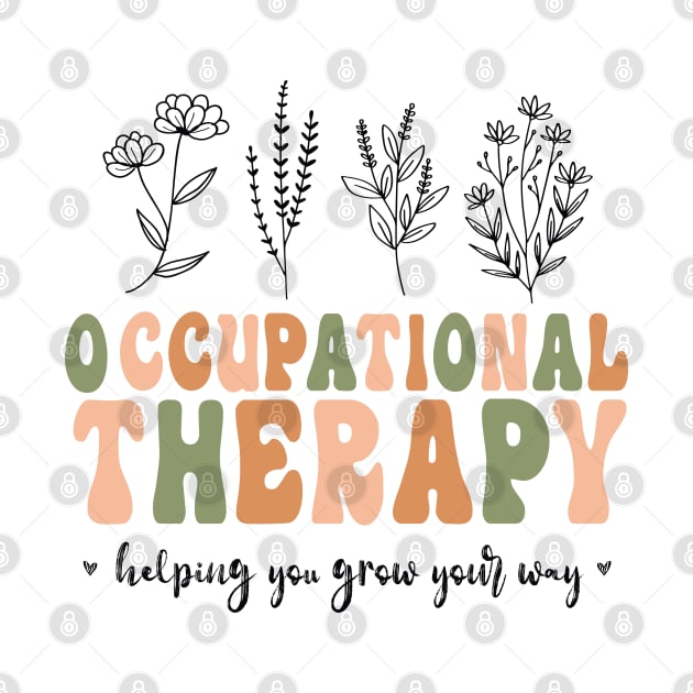 Floral Therapy Assistant - You Grow Your Own Way - Pediatric Occupational Therapy by WassilArt