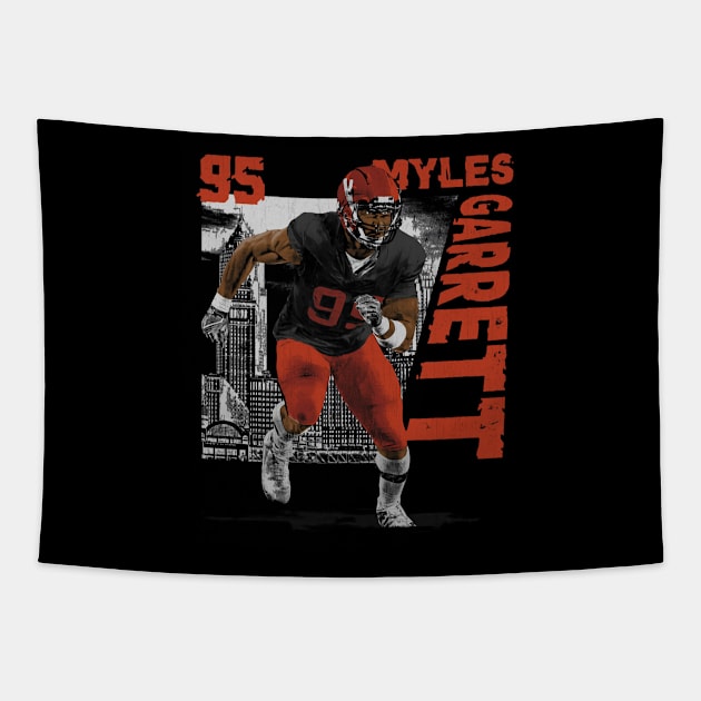 Myles Garrett Cleveland Player Name Tapestry by ClarityMacaws