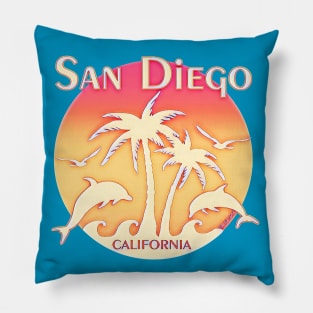 San Diego, California Pillow