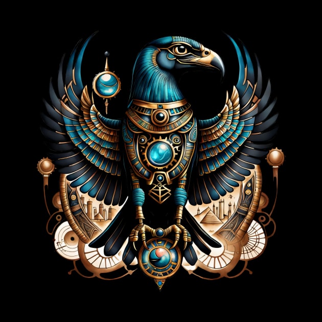 Horus the falcon god. by Nicky2342