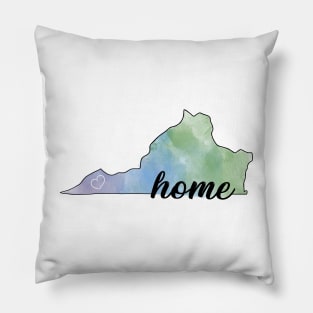 Virginia State Design Pillow