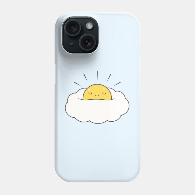 Egg Cloud - Sunny Side Up Phone Case by kimvervuurt