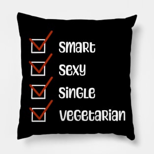Vegetarian and available! Pillow