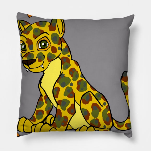 Haus Panther Pillow by Bo Time Gaming