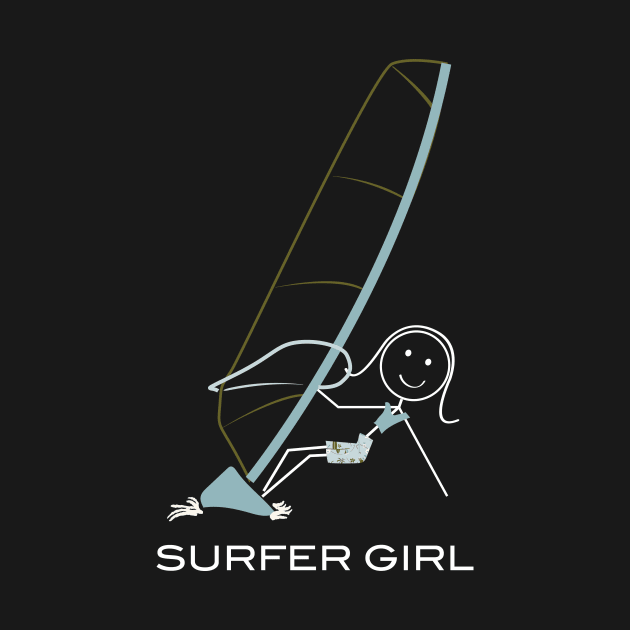 Funny Womens Windsurfing Design by whyitsme