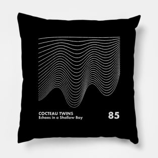 Cocteau Twins / Minimal Graphic Design Artwork Pillow