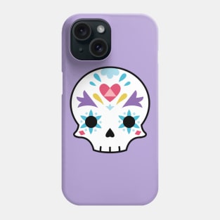 Sugar skull heart Phone Case