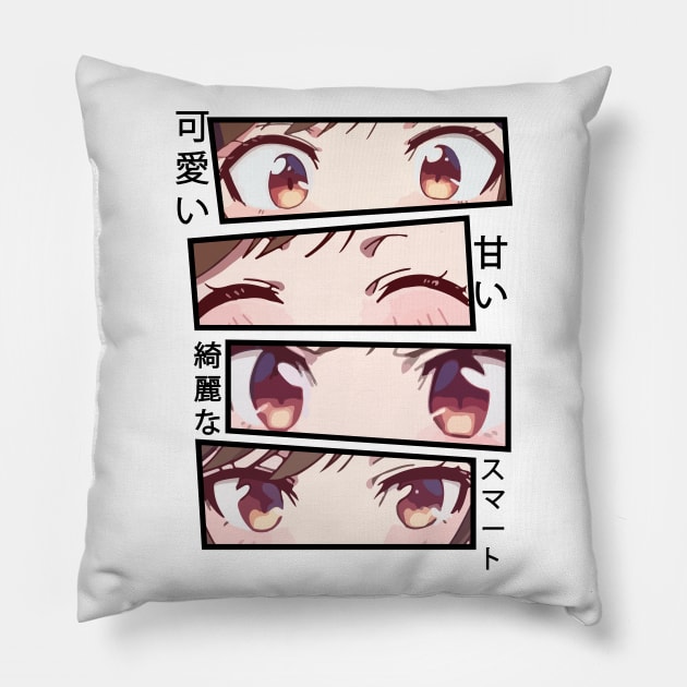 rent a girlfriend kanojo okarishimasu Pillow by lonelyweeb