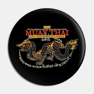 Vintage Muay Thai Tattoo The Serpent Pin