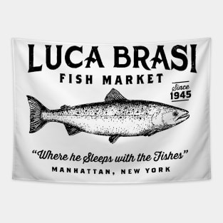 Luca Brasi Fish Market Manhattan New York Tapestry