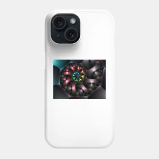 Spiral of Colourful Shapes Phone Case