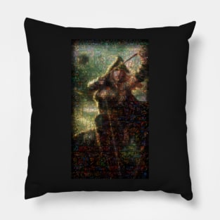 Ashe Mosaic Portrait 3 Pillow