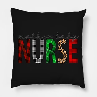 mother baby nurse christmas crew nurse1 Pillow