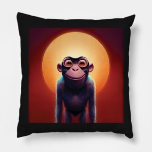 Funky Monkey and the Moon Pillow