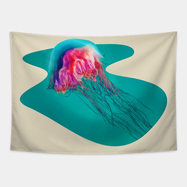 Galactic Jellyfish Tapestry by Arteria6e9Vena