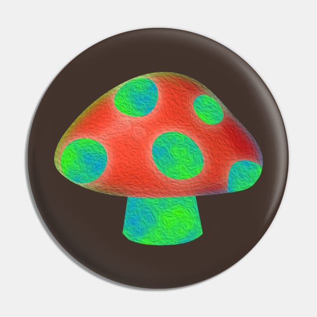 Mushroom Pin by whatwemade