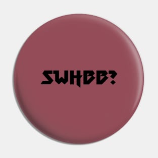 Swhbb Logo Pin