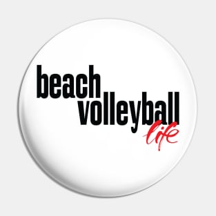 Beach Volleyball Life Pin