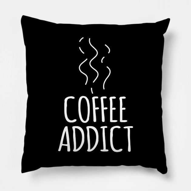 Coffee Addicts Pillow by sewwani