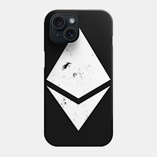 White Ethereum Logo - ETH Phone Case