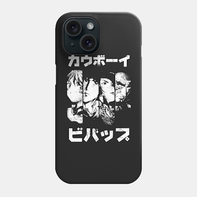 Bebop Noir (white) Phone Case by amilia01