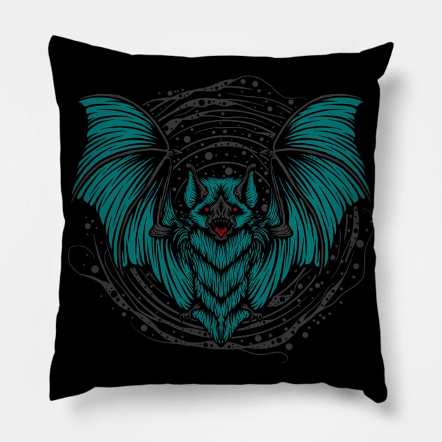 The Dark Night Pillow by Tuye Project