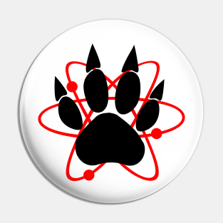 Atomic Paw Pin