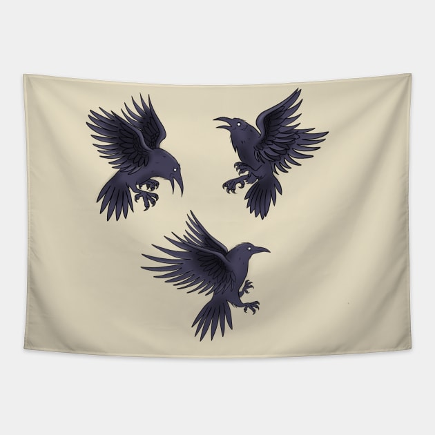 Ravens Tapestry by ACDesigns