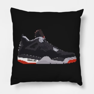 AIR JORDAN IV RETRO PIXELATED ART SHOE COLLECTION Pillow