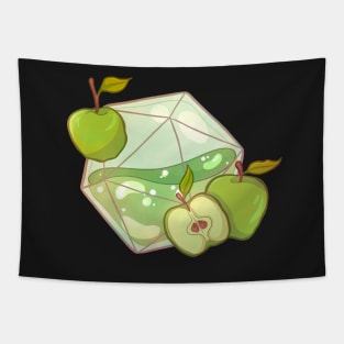 D20 Apple Tea Sticker Tapestry