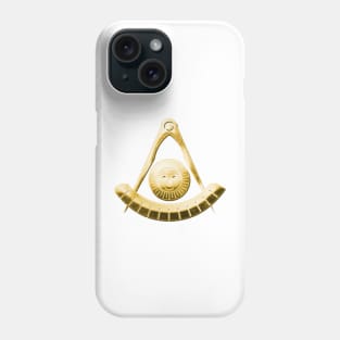 Compass, sun and protractor, Jewel of Grand  Master for Blue Lodge Phone Case