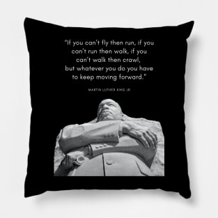 Martin Luther King quote statue Pillow