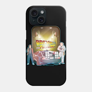 back to the future, McFly, Doc Brown, Delorean, Flux Capacitor Phone Case