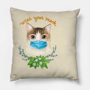 Wear Your Mask Pillow