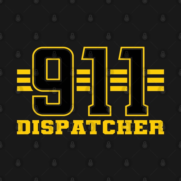 911 Dispatcher Shirt, Thin Gold Line Shirt, 911 Dispatch Gifts, First Responder Tshirt for EMS Operator, Dispatcher Flag Shirt for Sheriff by Shirts by Jamie