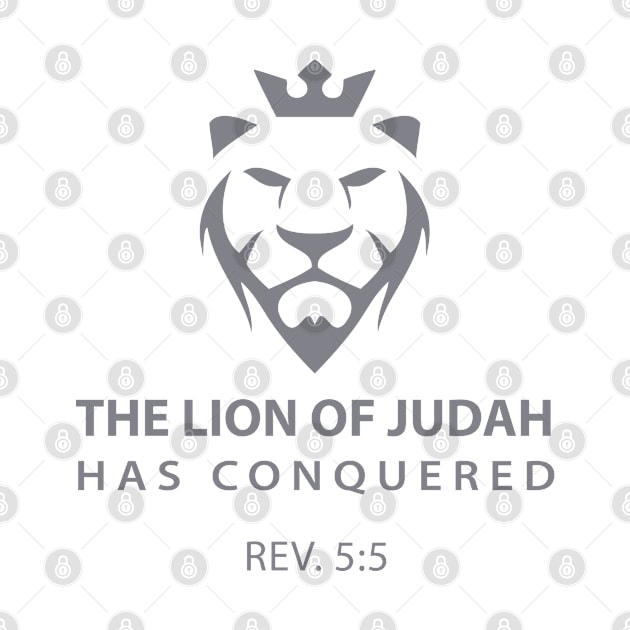 The Lion of Judah Has Conquered. Christian Shirts, Hoodies, and gifts. by ChristianLifeApparel