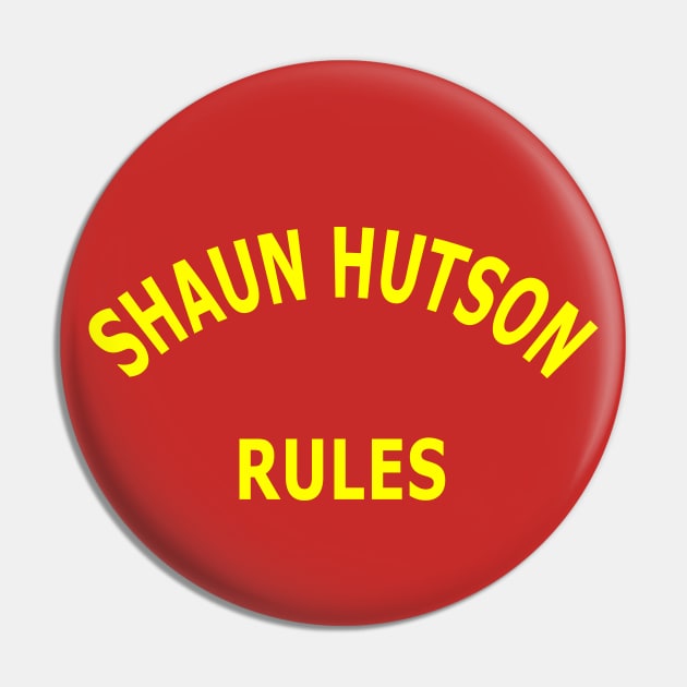 Shaun Hutson Rules Pin by Lyvershop