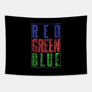 Lettering RGB Color Tapestry