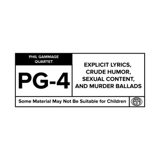 PG-4 "Rating" dark on light T-Shirt